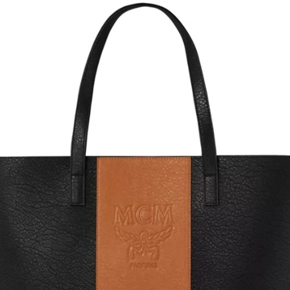 MCM Leather Two-Color Tote - Picture 2 of 4